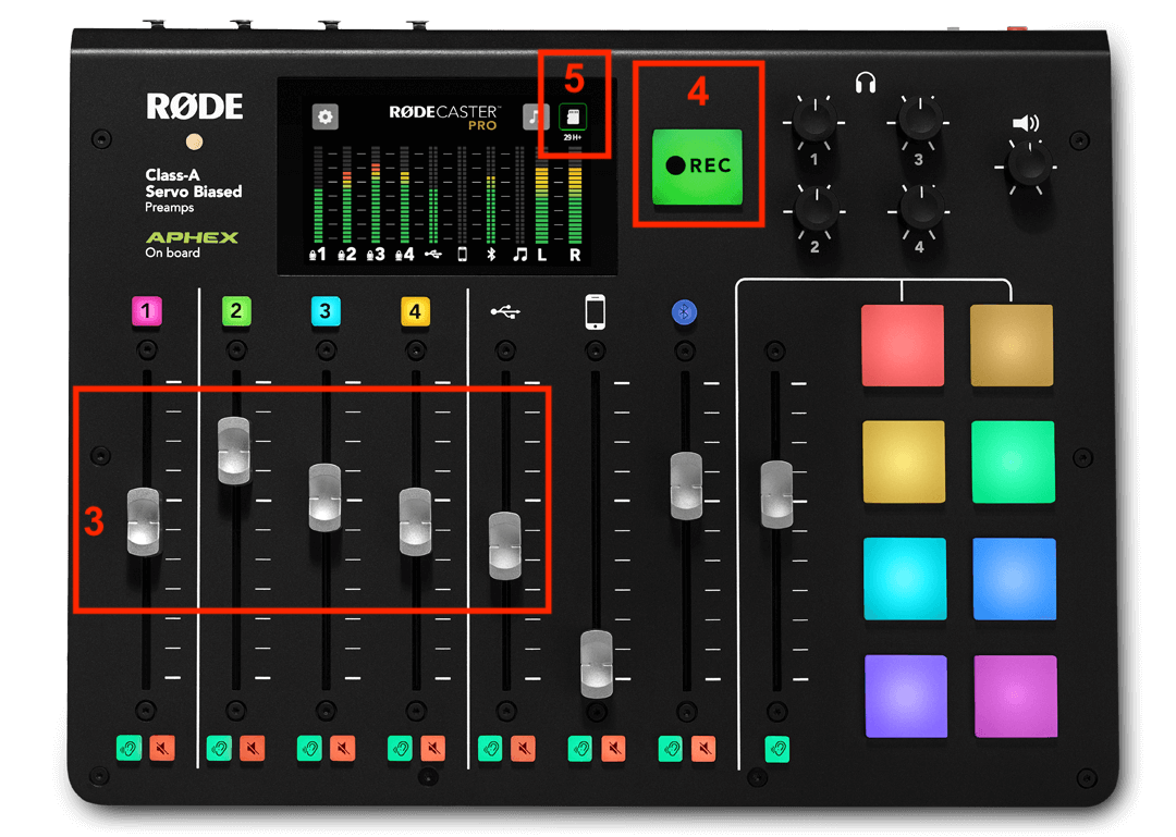 Rodecaster main panel tutorial